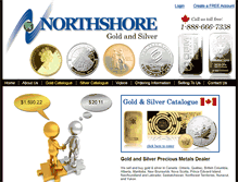 Tablet Screenshot of northshoregoldandsilver.com